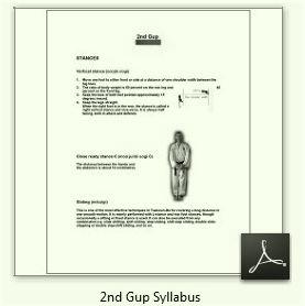 2nd Gup Syllabus